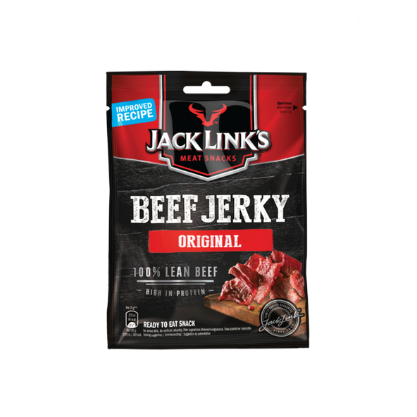 Sušené hovädzie mäso Beef Jerky - Jack Links, ostro-sladká príchuť, 25g