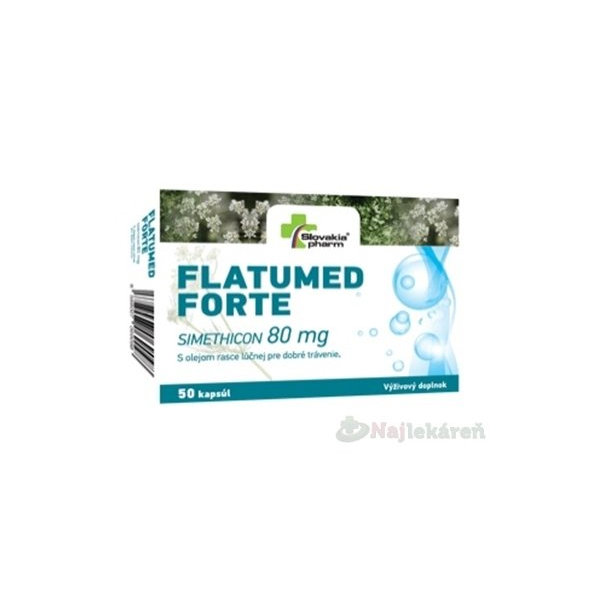 Slovakiapharm FLATUMED FORTE 80 mg, cps 1x50 ks