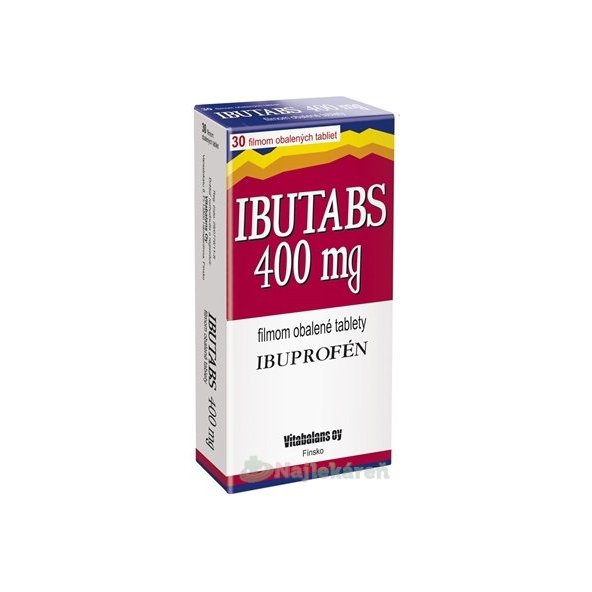 IBUTABS na bolesť 400 mg 30 tabliet