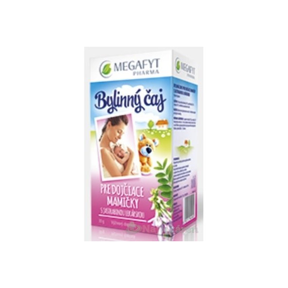 MEGAFYT Bylinný čaj s jastrabinou pre dojčiace mamičky, 20x1,5g