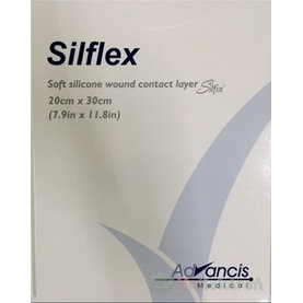 Silflex krytie na rany nepriľnavé 20x30 cm, 10 ks