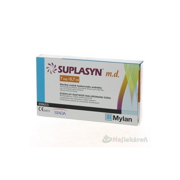 SUPLASYN m.d., sterilný roztok, 0,7 ml