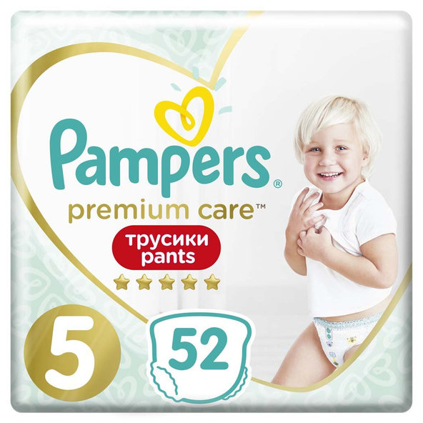 PAMPERS Premium Care Pants Veľkosť 5, 52 ks