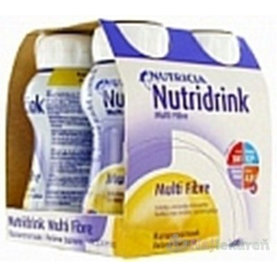 NUTRIDRINK MULTIFIBRE vanilková príchuť 4x200 ml
