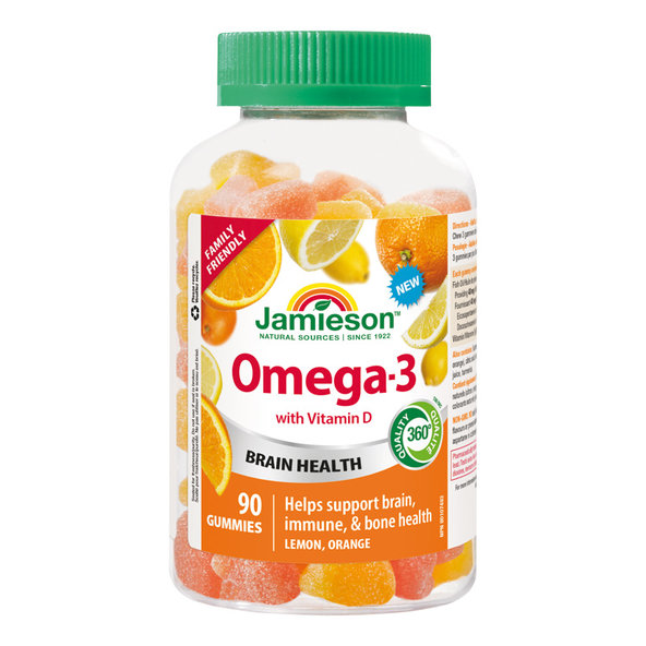 Jamieson Gummies omega - 3, 90 tabliet