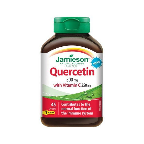 Jamieson Quercetin 500mg s Vitamínom C 250 mg na imunitu 45 tabliet