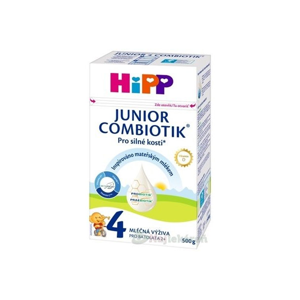 HiPP 4 Junior Combiotik, mliečna výživa (od 2 rokov) 500g