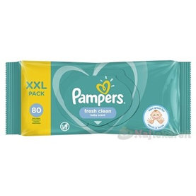 PAMPERS Baby Wipes Fresh Clean vlhčené obrúsky XXL pack 1x80 ks