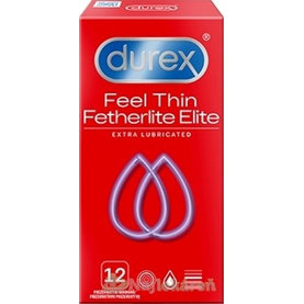 DUREX Feel Thin Extra Lubricated kondóm 12 ks