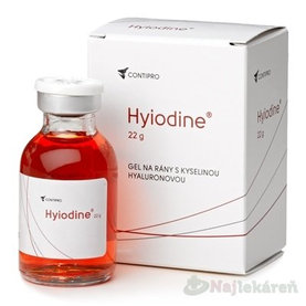 Hyiodine gél na rany s kyselinou hyalurónovou, 22 g
