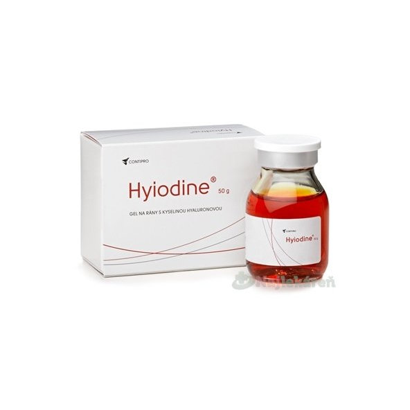 Hyiodine gél na rany s kyselinou hyalurónovou, 50 g