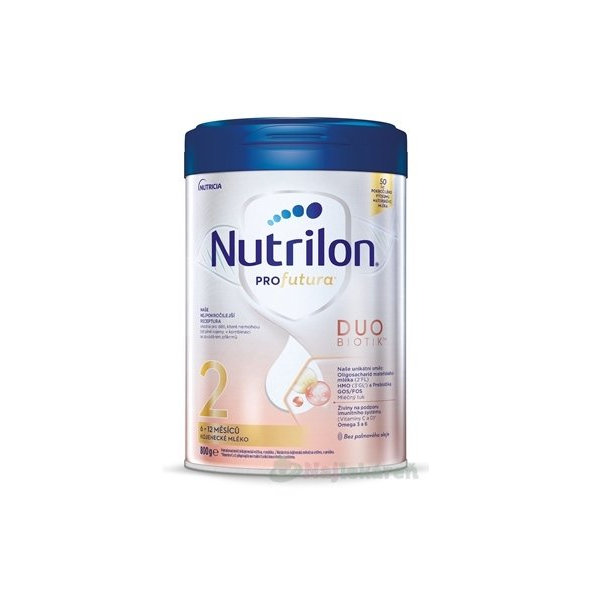 Nutrilon 2 Profutura Duobiotik následná dojčenská výživa (6-12 m), 800g