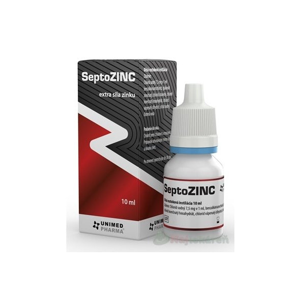 SeptoZINC výplachový roztok 1x10 ml