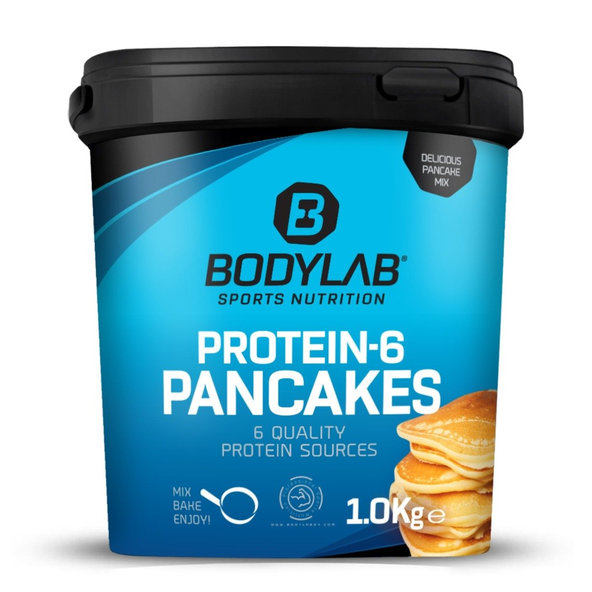 Proteínové palacinky Protein-6 Pancakes - Bodylab24, dvojitá čokoláda, 1000g