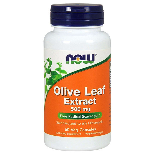 Extrakt z olivových listov - NOW Foods, 60cps