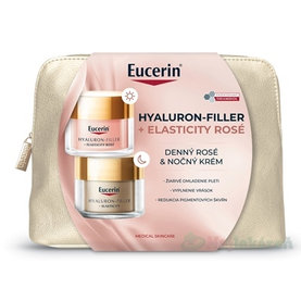 Eucerin Kazeta HYALURON-FILLER+ELASTICITY ROSÉ denný + nočný krém 2x50ml