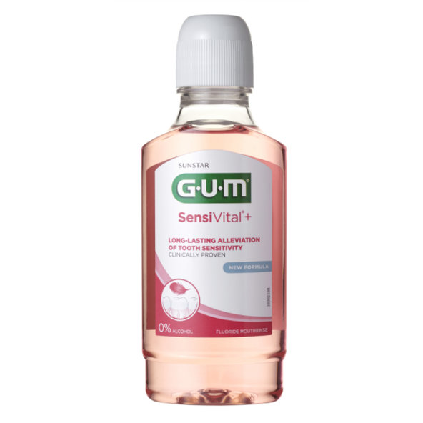 GUM Sensivital+ ústny výplach pre citlivé zuby 300 ml
