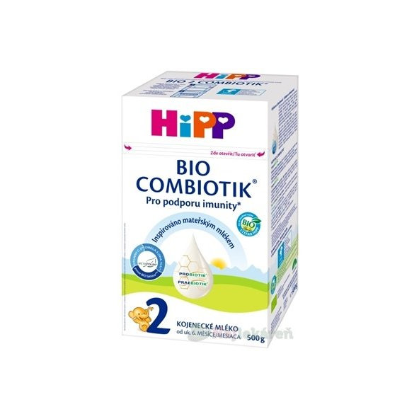 HiPP 2 BIO COMBIOTIK následná mliečna dojčenská výživa (od ukonč. 6. mesiaca) 500 g