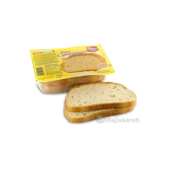 Schär PAIN Campagnard, bezgluténový krájaný chlieb, 240g