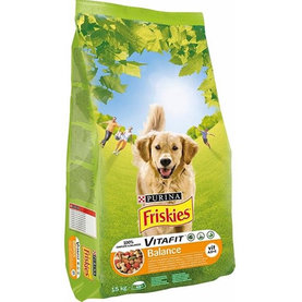 Friskies dog Balance s kuraťom a zeleninou granule pre psy 15kg