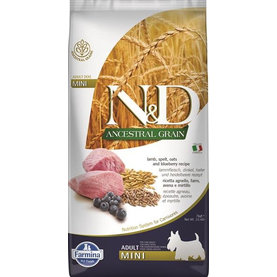Farmina N&D dog AG adult mini, lamb, spelt, oats & blueberry 7kg