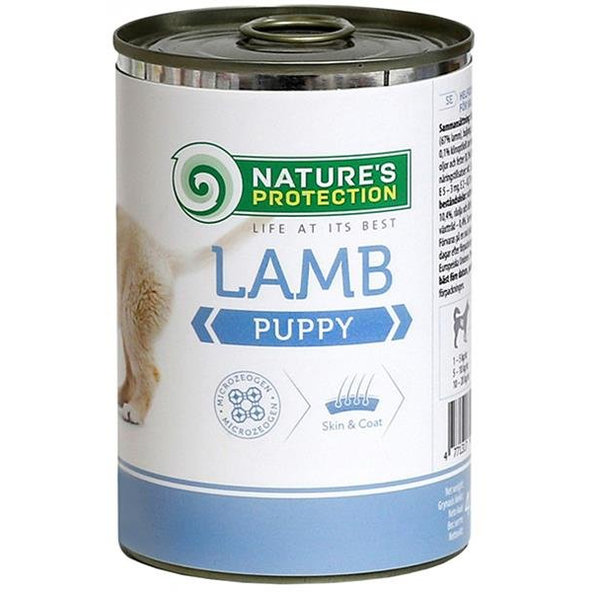 Natures Protection KONZERVA dog puppy lamb 400g