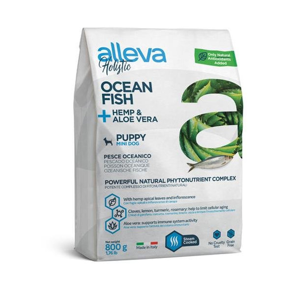 Alleva HOLISTIC dog puppy & junior mini fish 0,8kg