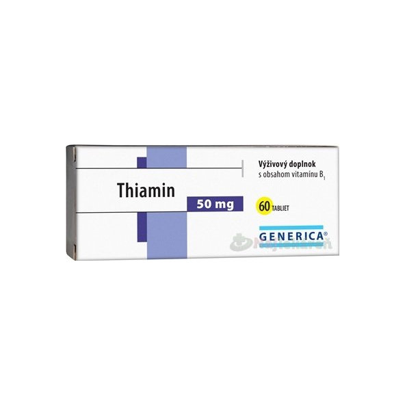 GENERICA Thiamin 50 mg 60 tbl