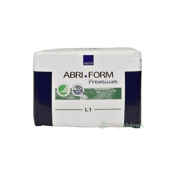 ABENA ABRI FORM Premium L1 plienkové nohavičky priedušné, boky 100-150cm, savosť 2500ml, 26ks