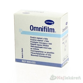 OMNIFILM hypoalergénna náplasť fixačná z transparentnej fólie (1,25cmx5m) 1ks