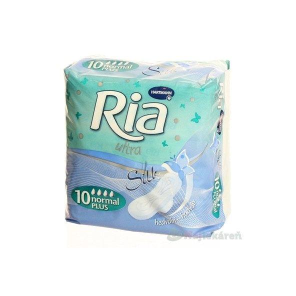 Ria Ultra Silk normal PLUS hygienické vložky 10ks