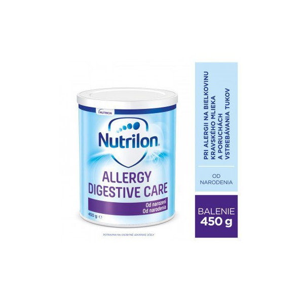 Nutrilon ALLERGY DIGESTIVE CARE, špeciálna mliečna výživa (od narodenia), 450g