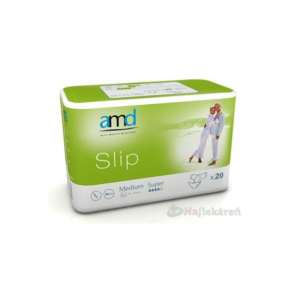 AMD Slip Super, inkontinenčné plienky (veľkosť M), 1x20 ks
