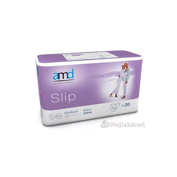 AMD Slip Maxi, inkontinenčné plienky (veľkosť M), 1x20 ks