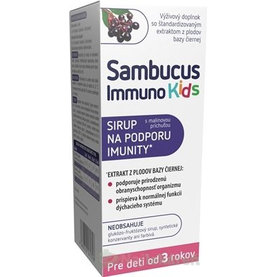 Sambucus Immuno Kids, malinový sirup, 120 ml