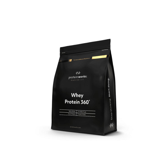 Whey Protein 360 ® - The Protein Works, príchuť jahoda a krém, 600g