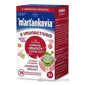 Marťankovia s Imunactivom, jahodové cmúľacie tablety, 30 ks