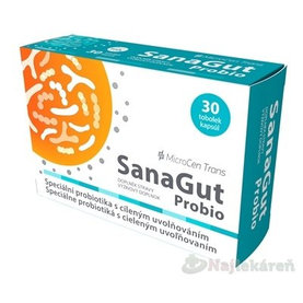 SanaGut Probio, probiotikum, 30 cps s cieleným uvoľňovaním