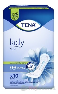 E-shop TENA Lady Slim Extra inkontinenčné vložky 10 ks