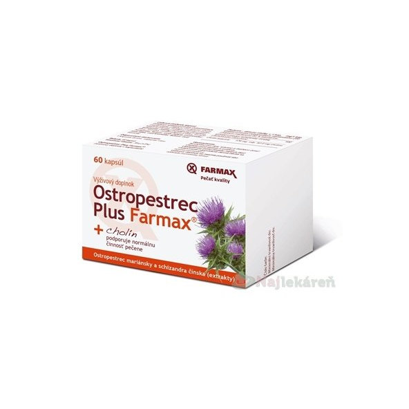Ostropestrec Plus Farmax, 60 cps
