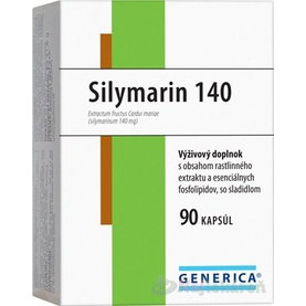 GENERICA Silymarin 140 výživový doplnok, 90 kapsúl