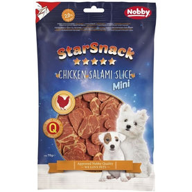 Pochúťka pre psy z kuracieho a hovädzieho mäsa Mini Salami Slice 70g