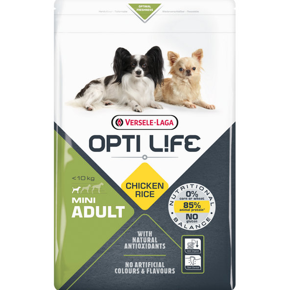 Versele Laga Opti Life dog Adult Mini granule pre psy 2,5kg
