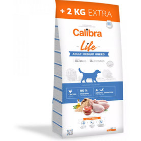 Calibra Dog Life Adult Medium Breed Chicken 12 + 2kg