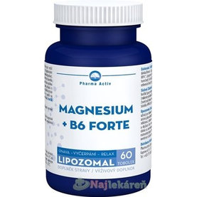 Pharma Activ Lipozomal MAGNESIUM + B6 FORTE, 60 cps