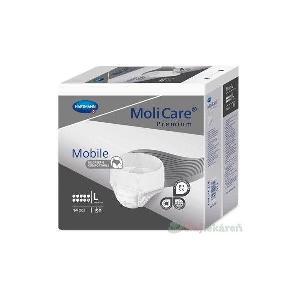 Molicare Premium Mobile inkontinenčné nohavičky (veľ. L) 14 ks