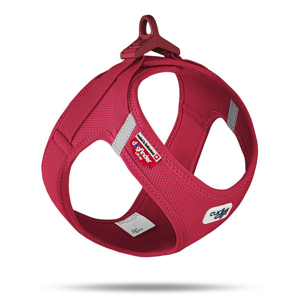 CURLI Postroj pre psov so sponou Air-Mesh Red L, 8-13 kg