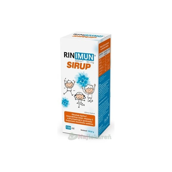 RINIMUN SIRUP na imunitu, 120 ml