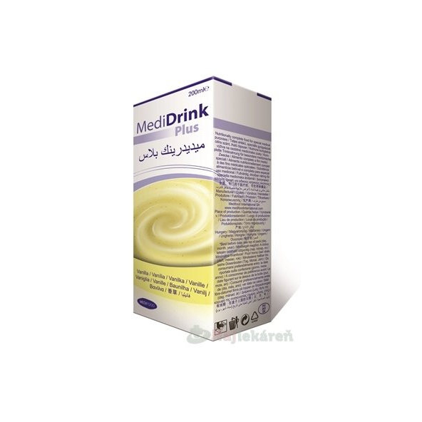 MediDrink Plus vanilková príchuť 30x200 ml