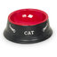 "Cat" keramická miska 140ml Ø14cm čierna/červená